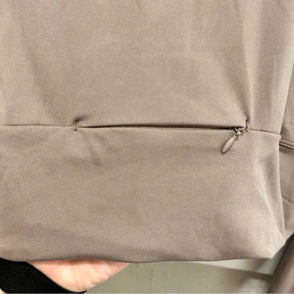 90 Degrees Quarter Zip Mocha Slightly Cropped Pullover NWT XXL - Picture 6 of 6